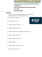 Ejercitario de Lógica Matemática - Unidad I