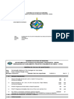 Memória de Cálculo - Cerejeiras - Março de 2016