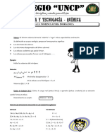 TEMA 13 QUIMICA 3º SEC. NOMENCLATURA INROGANICA I 10-08-2021 en Clases