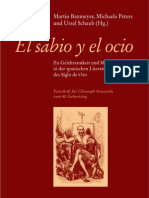 Leseprobe Aus. "El Sabio y El Ocio" Von Martin Baxmeyer, Michaela Peters Und Ursel Schaub (HG.)
