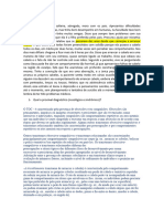 Caso Clínico - 7 Semana: - A Tricotilomania Transtorno de Arrancar o Cabelo) É Caracterizada Pelo Comportamento