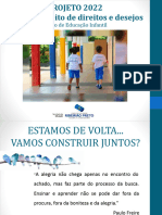 SLIDES REUNIÃO PROJETO Criança de Direitos