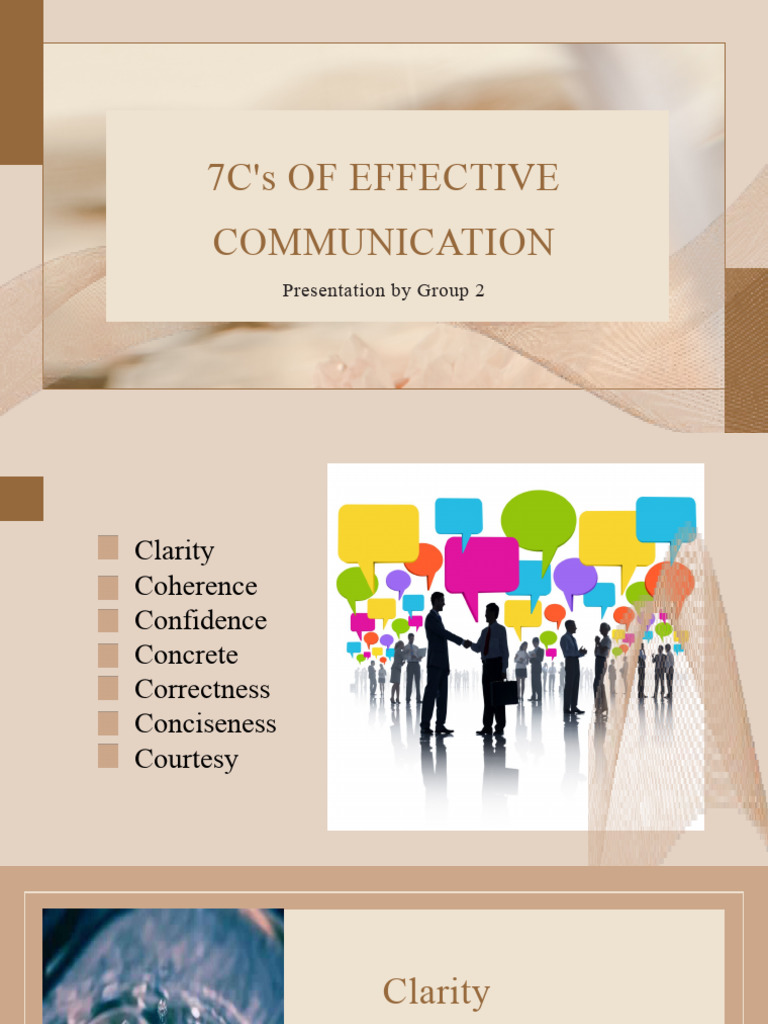 7cs of Effective Communication | PDF | Communication | Information