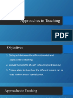 Approaches to Teaching- Updated