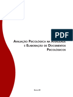 Avaliacao Psicologica Na Atualidade e Elaboracao de Documentos Psicologicos