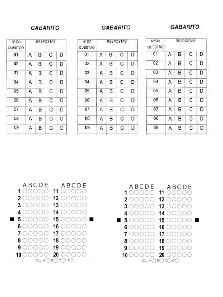 gabarito | PDF