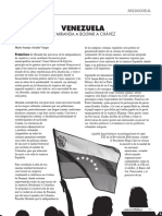 Jarzamendi, Venezuela de Miranda A Bolivar A Chávez