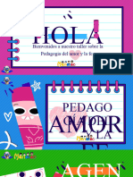 Pedagogía Del Amor y La Fe