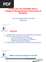 A Deep Dive Into 3D-NAND Silicon Linkage To Storage System Performance & Reliability