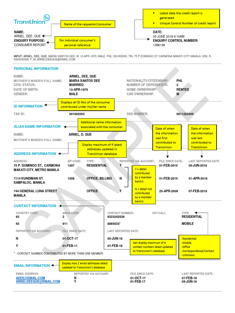 Credit Report | PDF | Credit Card | Credit
