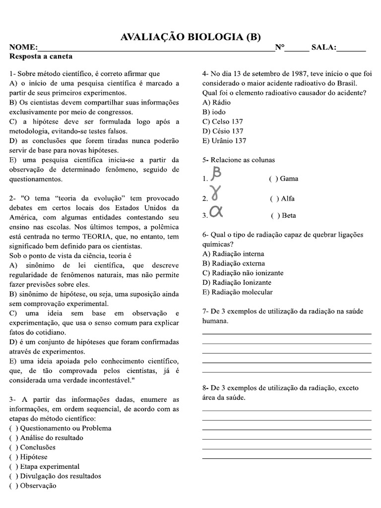 Prova 2 Ano | PDF