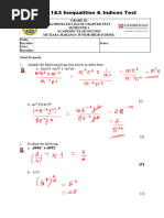 Chapter 1&2 Test Explanation