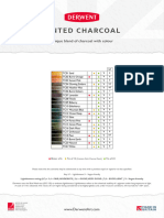 Colour Chart - Tinted Charcoal Pencils