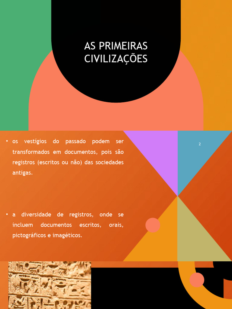 As Primeiras Civilizações | PDF | Agricultura | Crescente fértil