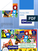 Norma ISO 18000 OHSAS-2019