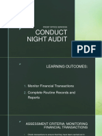 Conduct Night Audit