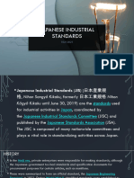 Japanese Industrial Standards