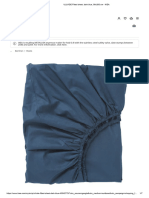 ULLVIDE Fitted Sheet, Dark Blue, 90x200 CM - IKEA