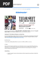 Your Event Guide To TAYLOR SWIFT THE ERAS TOUR