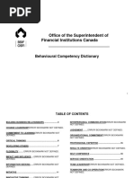 Behavioural Competency Dictionary e