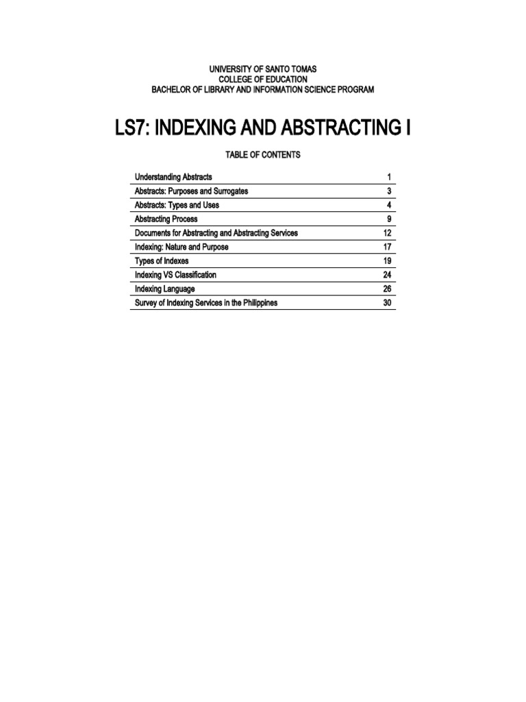 Ls7 all notes pdf abstract summary bibliography
