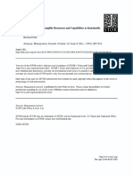 Hall - 1993 - A frameHall 1993 - work linking intangible resources and capabilities to sustainable competitive advantage