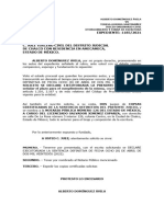 Solicitud de Sentencia Cause Ejecutoria y Nombramiento de Notario