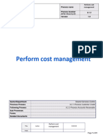 Oracle Fusion - 9.1.3 Perform Cost Management