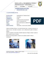 Informe de Minga de Curso 1ro Mecanica