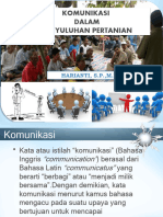 BAB IV Komunikasi Dalam Penyuluhan Pertanian