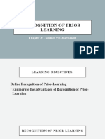 Recognition of Prior-Learning 