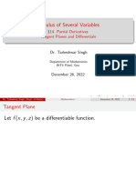 14.6 Tangent Planes and Differentials