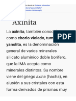 Guía de Minerales Axinita