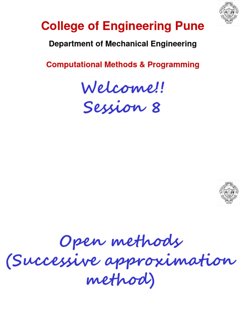 Successive Approximation Methods Explained | PDF