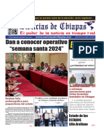 Periódico Noticias de Chiapas, Edición Virtual Miércoles 13 de Marzo de 2024