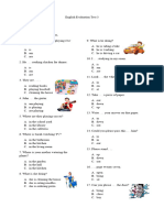 English Evaluation Test 3