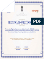 Certificate of Recognition