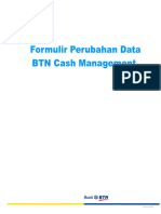 Form Perubahan Data - BTN Cash Management Fix Update Oktober 2023