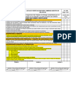 Lista de Verificación-056 para Cambiar Asiento de Válvulas