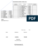 Daftar Hadir Kelompok