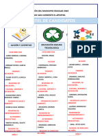 Elección Del Municipio Escolar 2023 Cartel