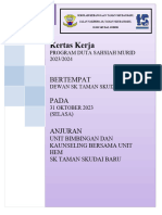 Kertas Kerja Duta Sekolah