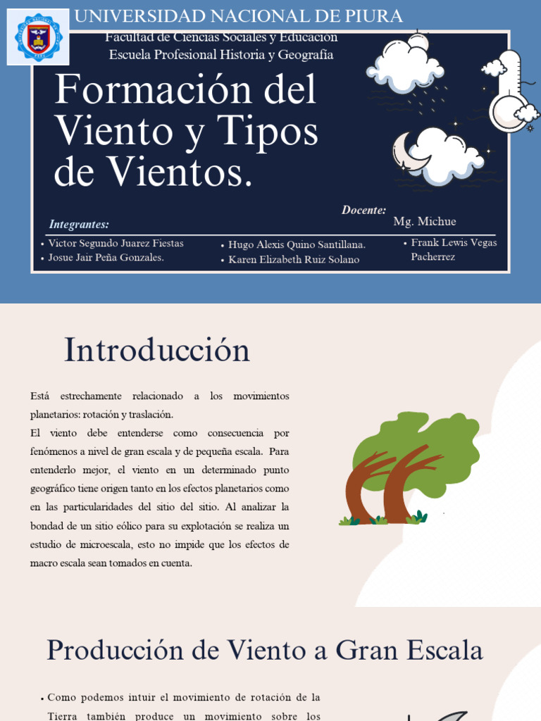 Formación Del Viento y Sus Tipos. | PDF | Herida | Capa límite