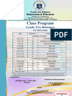 Class Program Template 23 24