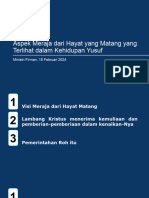 2024-02-18 Berita 5 - Aspek Meraja Dari Hayat Yang Matang Yang Terlihat Dalam Kehidupan Yusuf