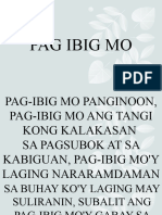 Pag-Ibig Mo, Ang Pag-Ibig Mo