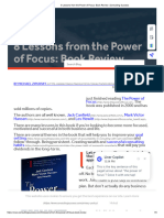 8 Lessons From The Power of Focus - Book Review - Consulting Success