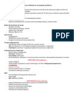 Fármacos Utilizados en Vasculopatías Periféricas y Dislipidemias