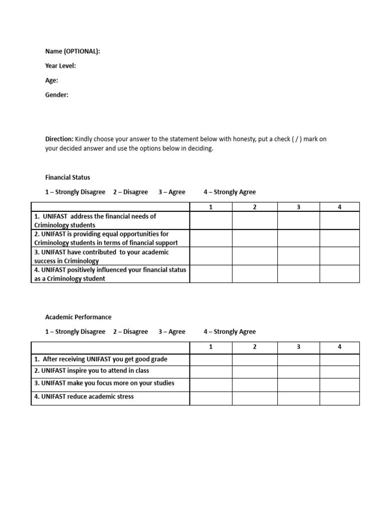 LEARNING NEEDS SURVEY QUESTIONS visual data 3