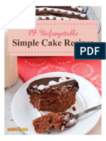 19 Unforgettable Simple Cake Recipes Free Ecookbook